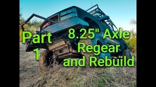 95 GMC K1500 8.25" IFS axle Regear & Rebuild Part1 Chevy