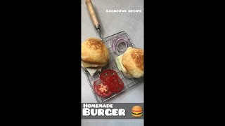 Homemade Burger 🍔 -Lockdown Recipe