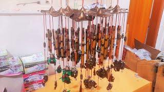 Unboxing and Review of Metal Wind Chimes for Home Balcony Garden Positive Energy, Home Decor Hanging