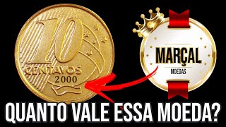 Moeda de 10 centavos - bronze sobre aço de 2000 - Quanto Vale?