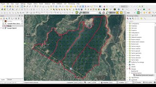 Stratified Sampling of Forests using Qgis