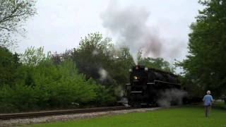 NKP 765 Chase And Derailment 5/29/11