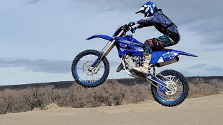 YZ125 vs KX250F At Beverly Dunes ( Ride 3, Jumping )