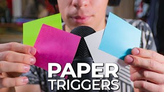 ASMR Paper Cutting, Scratching & Tapping (No Talking)