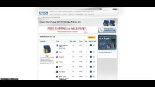 Epson Workforce WF7510 ink- Don't pay full price, cheap ink cartridges available