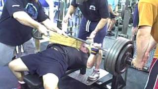 Charlie Turco Bench Press 480 x 3 (3 board)