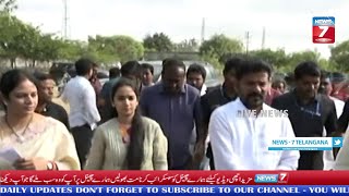 Revanth Reddy Cast His Vote Along With His Family _ Telangana Elections 2023