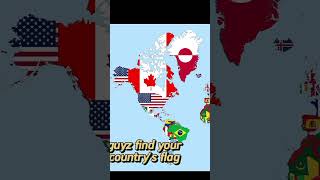 powerful countries on the globe 💪 #map #countryballs #entertainment #canada #usa #nutshell