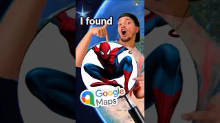 😱I Found Giant OMG Spider man In Real life!?🤯On GoogleEarth and Googlemaps🌍@Universal-s2z#shorts