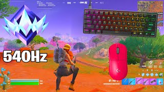 SteelSeries Apex Pro Mini ASMR 😴 Solo Gameplay 🏆 Satisfying Keyboard Fortnite 240 FPS 4K