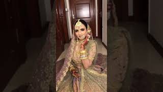 #shorts/unique and royal smokey glittery eyes full indian wedding bridal makeup look by parul garg