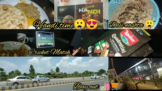 Full day routine Vlog|| cricket match craze😪 and much more to eat🤤Desi food dinner 🍽️ Vlog#49