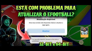 ESTÁ COM PROBLEMA PARA ATUALIZAR O EFOOTBALL? VEJA O QUE FAZER!