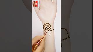 simple bracelet mehndi design.