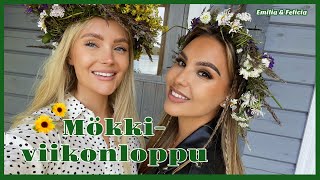 RENTO VIIKONLOPPU MÖKILLÄ 🌼🌿 || Emilia & Felicia