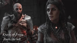 Kratos and Freya || Hurts Like Hell