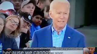 BIDEN CAMPAIGNING FOR TRUMP! We must re-elect Trump Biden says