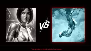 RETRO ft. SUNO - Cortana vs GLaDOS | BATTLE