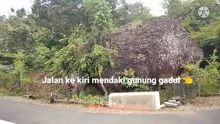 JALAN MENUJU GUNUNG GANDUL WONOGIRI ada sekolah tersembunyi