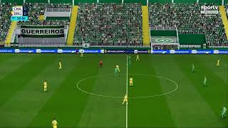 PES 2021 - Chapecoense X Brusque - Simulação Brasileirão Série B 2024