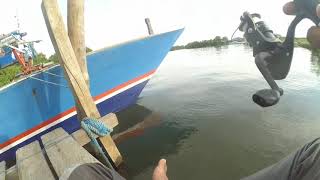 MANCING DI MUARA MENCARI IKAN BARAMUNDI || JEMPONG MANCING#JM-04