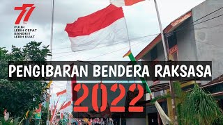 PENGIBARAN BENDERA MERAH PUTIH RAKSASA ,Tamantirto Kasihan bantul Yogyakarta #kampungindonesia