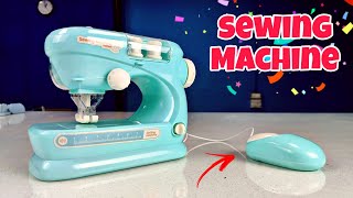 Sewing Machine Toy for Kids - Real Working Machine!!!! Unboxing and Review Peephole View Toys