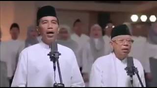 Bersalawat bersama JOKOWIDODO - MA'RUF AMIN