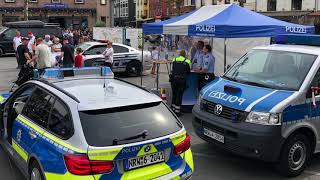 „The Thin Blue Line“ tribute cop-car Germany @ Veiligheidsdag Heerlen (NL), 5/2018