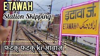 जब jharkhand sampark kranti निकली इटावा से | Train Crossings | #indianrailways #travel #train