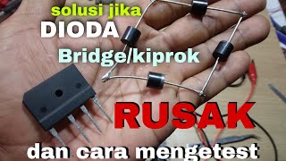 #part2|Test dioda dan solusi mengganti dioda bridge dgn dioda biasa#test_dioda #dioda_bridge #dioda