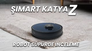 ŞIMART KATYA Z ROBOT SÜPÜRGE İNCELEMESİ | HEM MOP HEM SÜPÜRGE