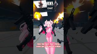 NIKKE avatars visit gun worlds in VRChat! #vr #virtualreality #nikke #VRChat #nikkegoddessofvictory