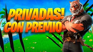 PARTIDAS PRIVADAS FORTNITE en directo AHORA (BATALLAS DE OUTFIT) jugando en vivo con premios