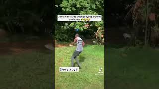 Jamaican kids when  playing around the house #funny #comedy #jamaicans #jamaica