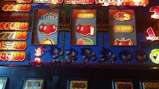 sonic the hedgehog fruit machine