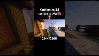 Konkurs na 2,5 tysiąca subów 🧱🏆 #minecraft #shorts #lego