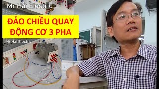 Cách đảo chiều động cơ 3 pha