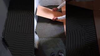 Washroom Floor Tile Fittin Technique#youtubeshorts #tiles #shorts #floor