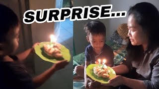 RAYYEN & AYAH KASIH SURPRISE BUNDA DI HARI SPESIAL ULANG TAHUN NYA.SEDERHANA TAPI BERMAKNA🎂