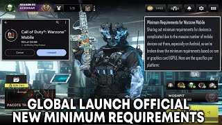 Warzone Mobile Official Global Launch Minimum Requirements Android and iOS || Peak Graphics Gameplay