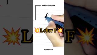 how to write the letter f? #shorts #letter #alphabet #cursivewriting #calligraphy