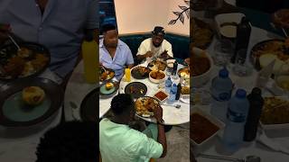 Davido in a Restaurant with His Crew having Breakfast #shorts #shortsfeed #shortsvideo #davido