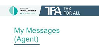 Tax - Agent - My Messages