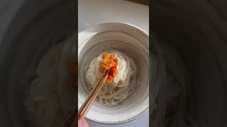 Kimchi cold noodle 김치말이국수 #kimchi