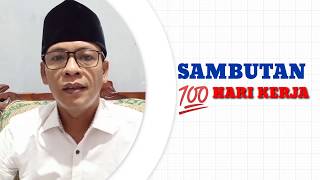 Sambutan Kepala Desa Labuhan dalam 100 Hari kerja pada tanggal 07 Mei 2020