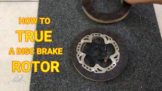 How To Fix A Bent Disc Brake Rotor | Mountain Bike Maintenance