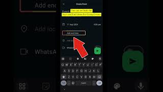 Set Event Times on WhatsApp #whatsapp #event #howto