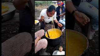 Bubur sembur makanan India #streetfood #kulinerfood #food #kulinerindia #kulinerprindavan