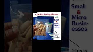 Chivital Sealing Method- Back sealing and side sealing